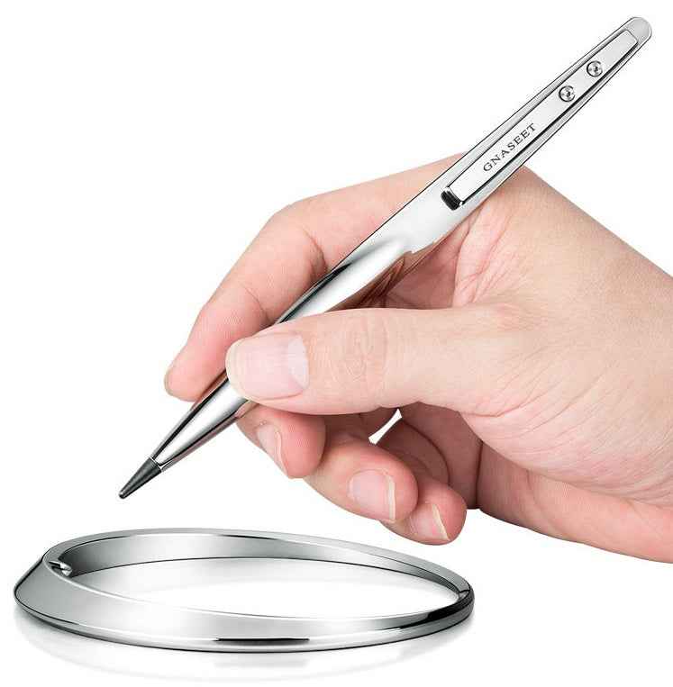 GNASEET Eternal Inkless Pen – Circular Metal Base