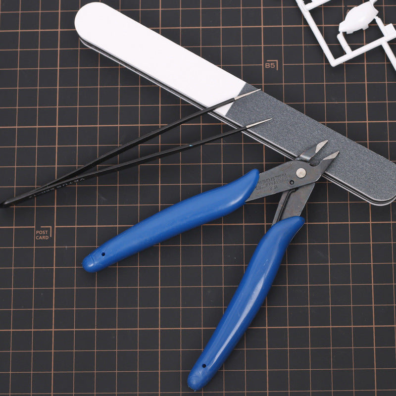 Gundam Model Building Starter Tool Kit 3-Piece | Nipper,Tweezers & Sanding Stick for Beginners