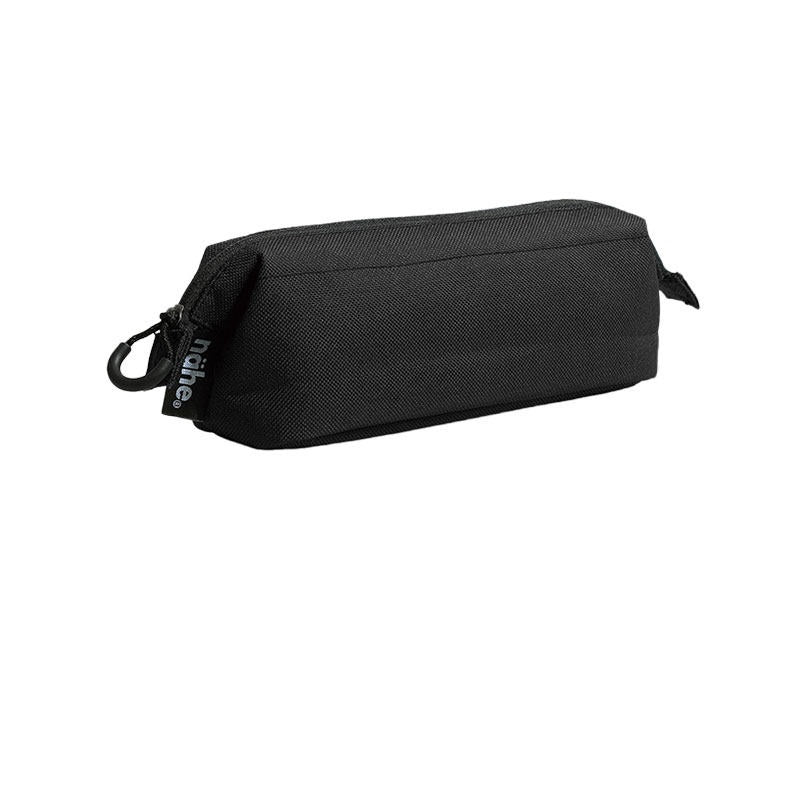 HIGHTIDE Nahe Soft Polyester Pen Case | W250 x H75 x D65mm | Japanese Stationery Pouch Black