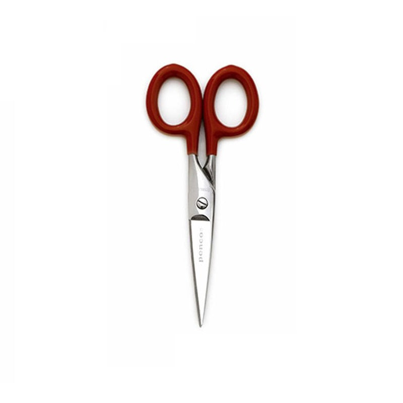 Hightide Penco Retro Stainless Steel Scissors Japanese Craft Scissors for DIY, Sewing & Stationery Red S
