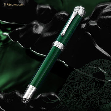 Hongdian N25 Fountain Pen Year of the Snake Green