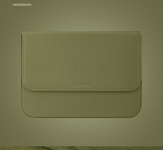Hongdian PU Leather Fountain Pen Case 12 Slots Green