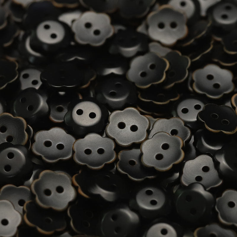 11-20mm Two-Hole Flower-Shaped Fruit Buttons for Kids 20 Pack