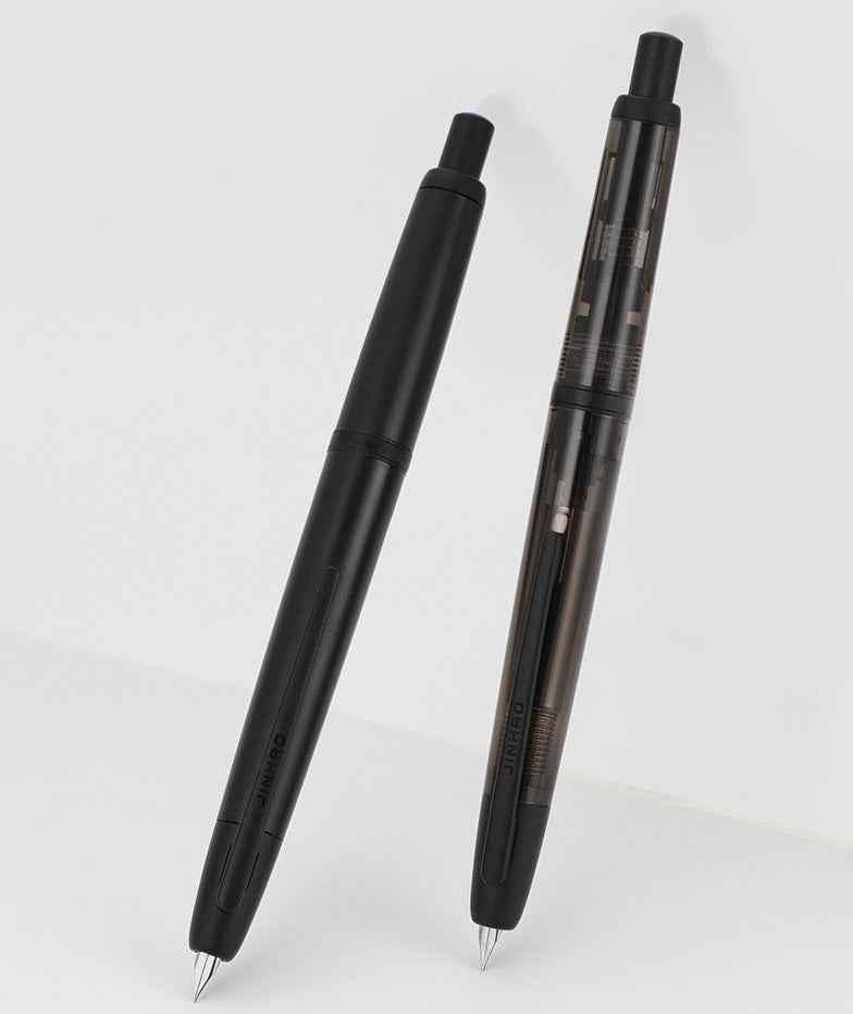 Jinhao 20 Retractable Fountain Pen – Click Iridium Nib with Converter