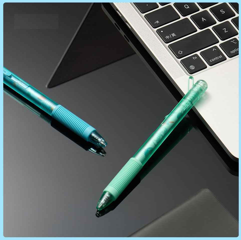 KACO K1 Gel Pen Coast Line 0.5mm Black Ink 4 Pack