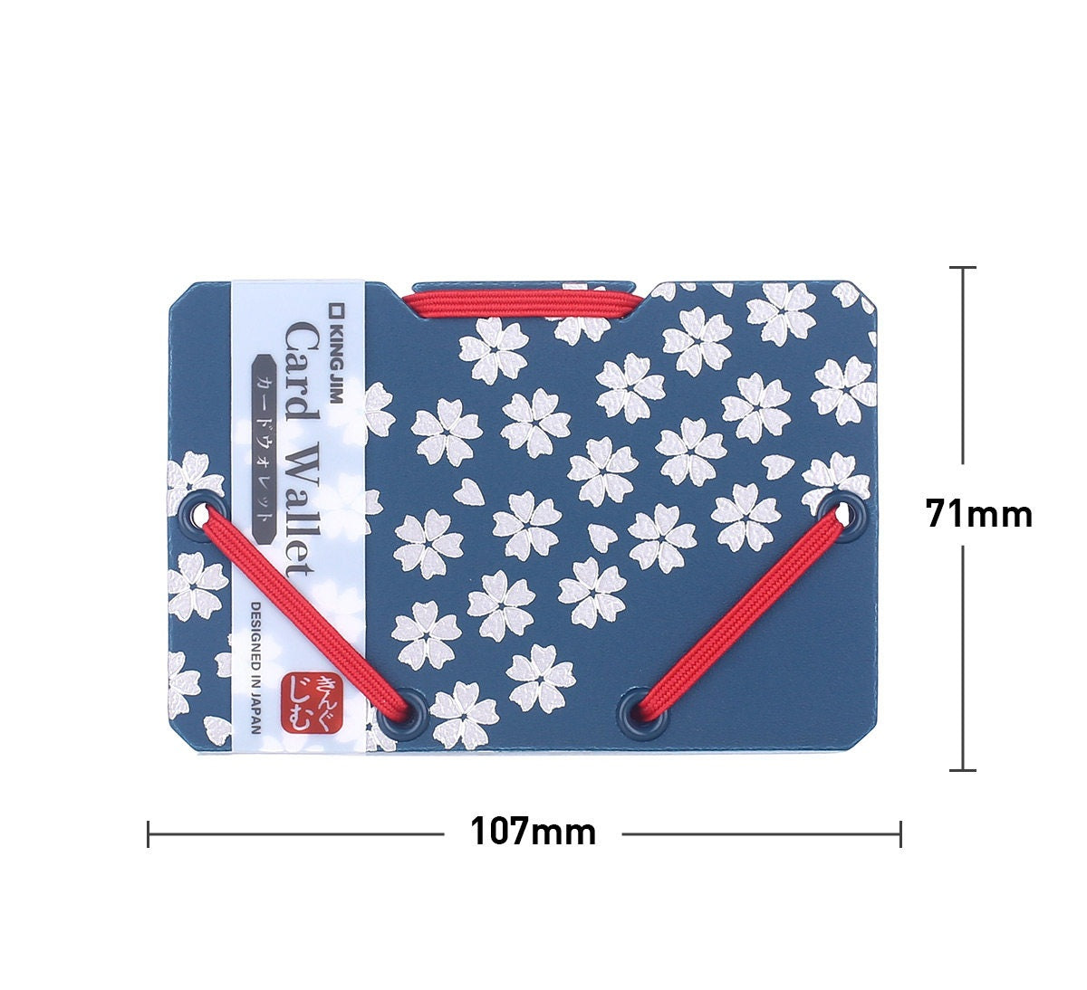 KING JIM SAND IT Business Card Holder, Limited Edition, 6 Japanese Motifs