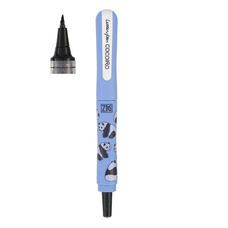 Kuretake ZIG Letter Pen COCOIRO Panda Body with Black Ink Refill Set