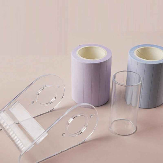 Lavender Scented Sticky Note Tape Roll with Built-in Cutter – 4-Color