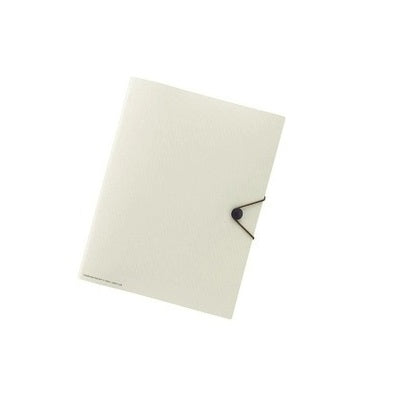 Lihit Lab Carrying Document Smart Fit A4 File Folder 6 Pocket Beige