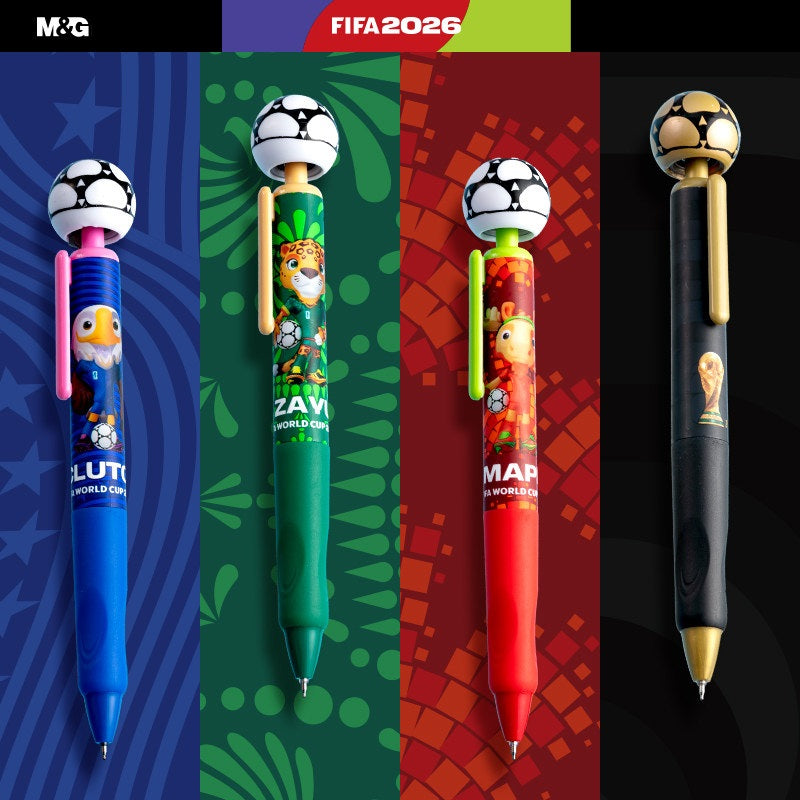 M&G FIFA World Cup 2026 Limited Edition Rotating Gel Pen 4-Pack
