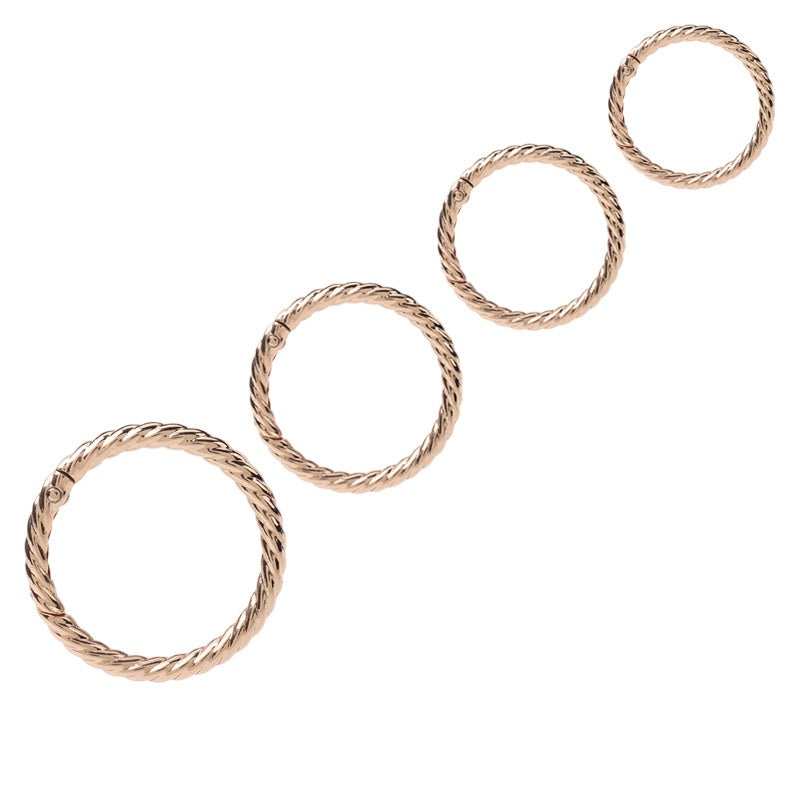 Metal O Spring Ring for Purse Strap Handbag & Keys 10pcs