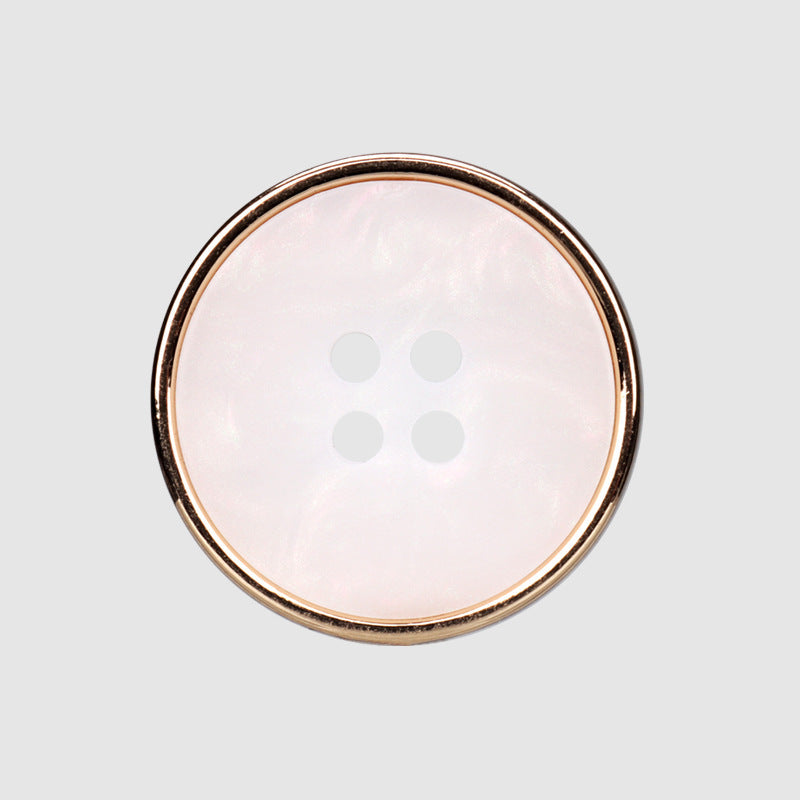15-25mm Round Metal Resin Combined Four Hole Buttons 25 Pack