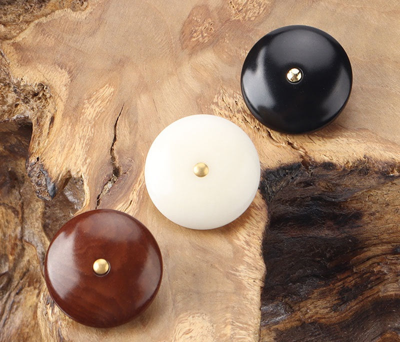 11.5-20mm Round Beige Black Brown Corozo Bread Shank Buttons 12pcs