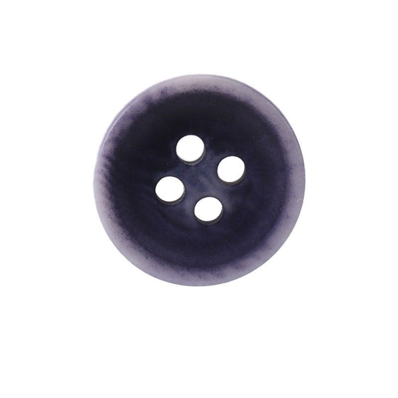 15mm Round 4 Hole Beige Purple Distressed Corozo Buttons for Sweater Knitwear 20pcs Purple