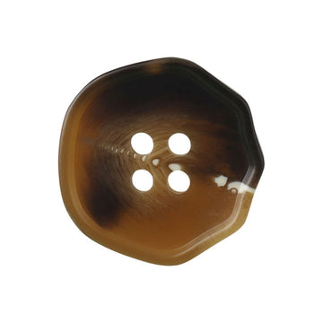18-28mm Irregular Shaped Four Eye Resin Buttons for Suits Trousers 20pcs