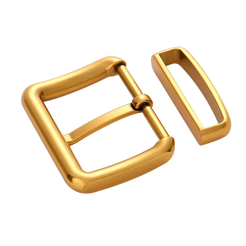 36mm Vintage Gold Alloy Clothing Waist Adjustment Buckle