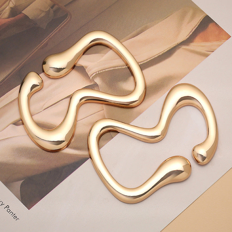 Gold-Plated Zinc Alloy Belt Decorative Adjustable Buckle 3pcs
