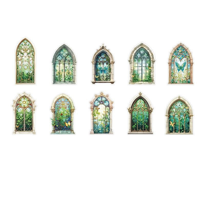 60PCS Manor Mysteries PET Sticker Set