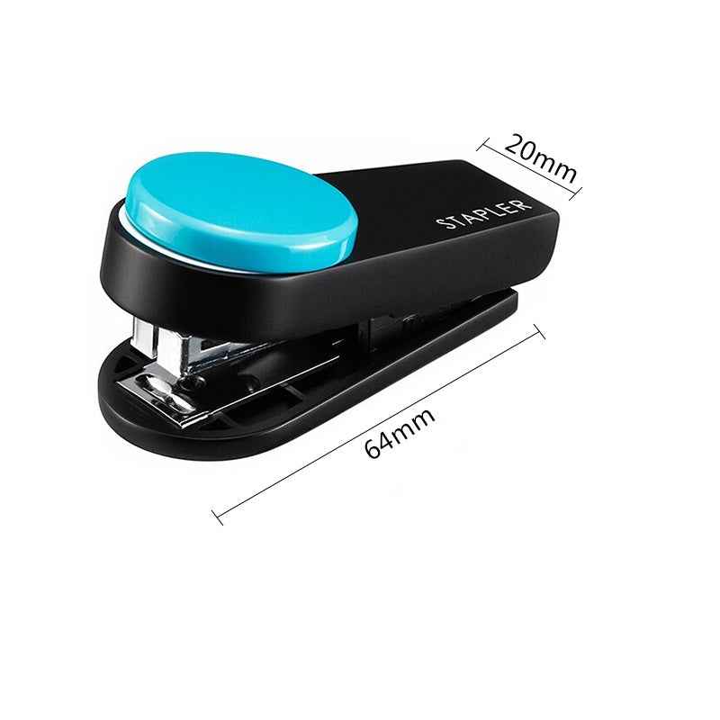 Max Portable Mini Stapler,Colorgimic,HD-10XS Light Blue