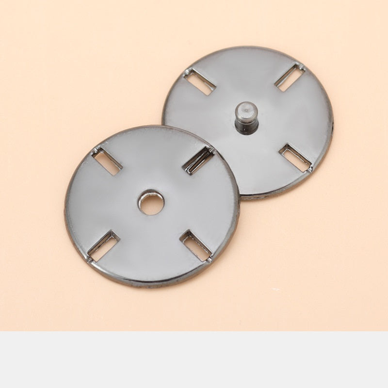 10-25mm Metal Invisible Snap Buttons for Cashmere Sweaters 20pcs Gun