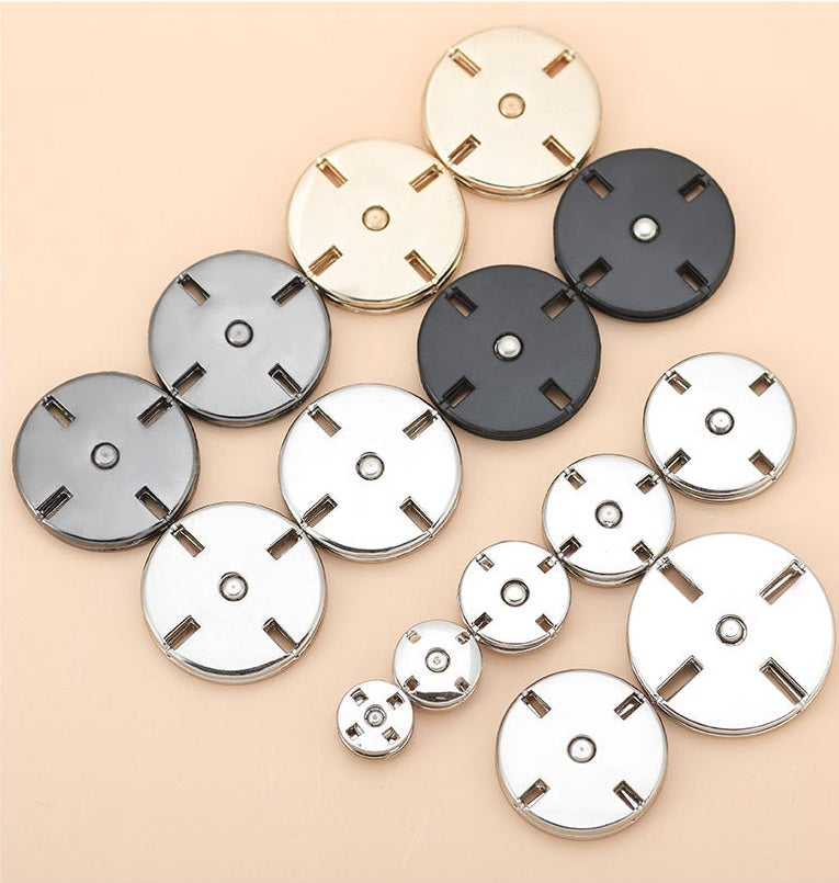 10-25mm Metal Invisible Snap Buttons for Cashmere Sweaters 20pcs