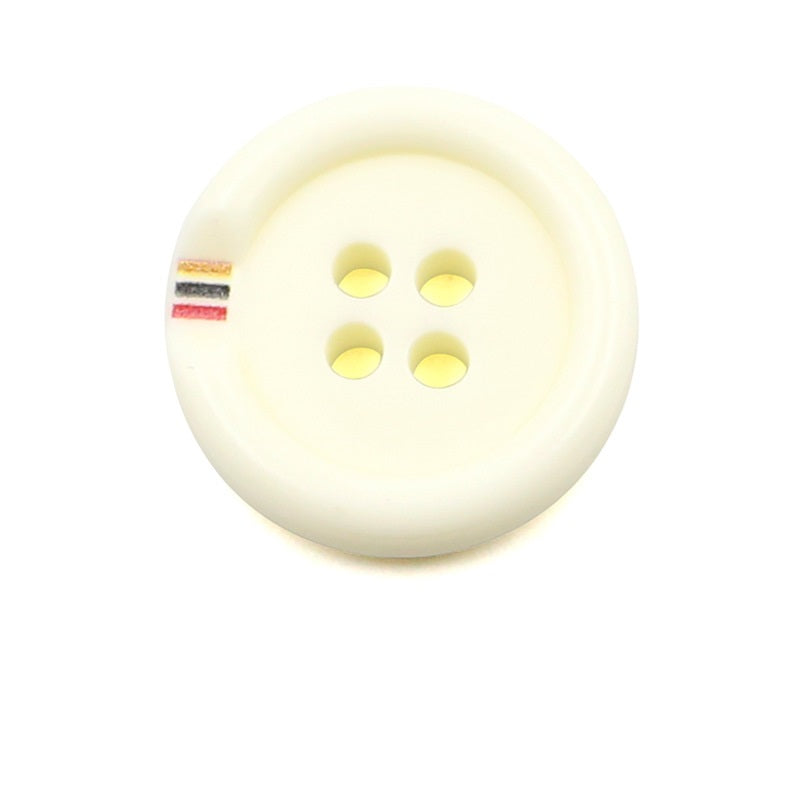15-25mm Resin Color-Printed Four-Hole Round Buttons 40 Pack