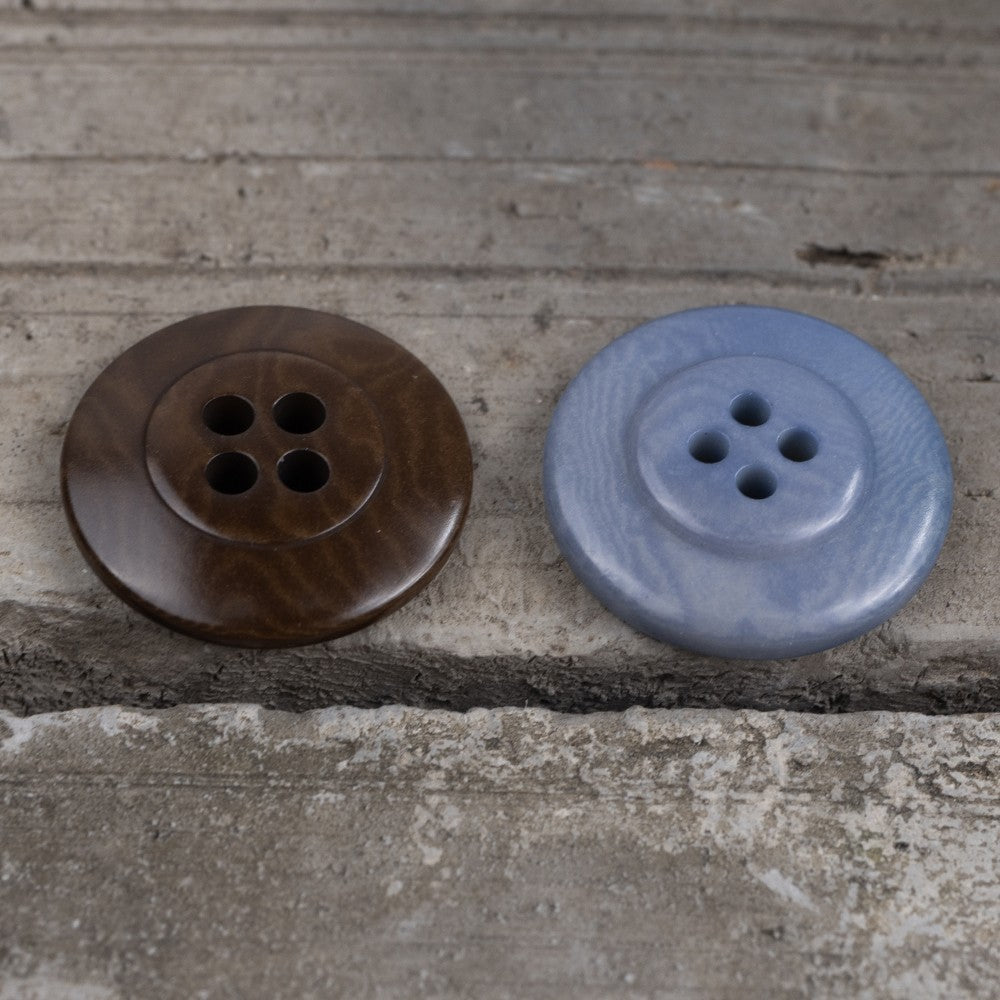 23mm Sky Blue Corozo Buttons for Sweater Knitwear 12pcs
