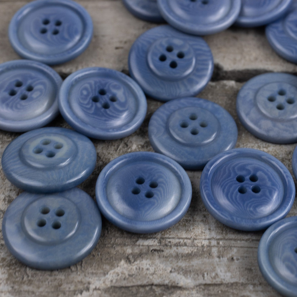 23mm Sky Blue Corozo Buttons for Sweater Knitwear 12pcs Sky Blue