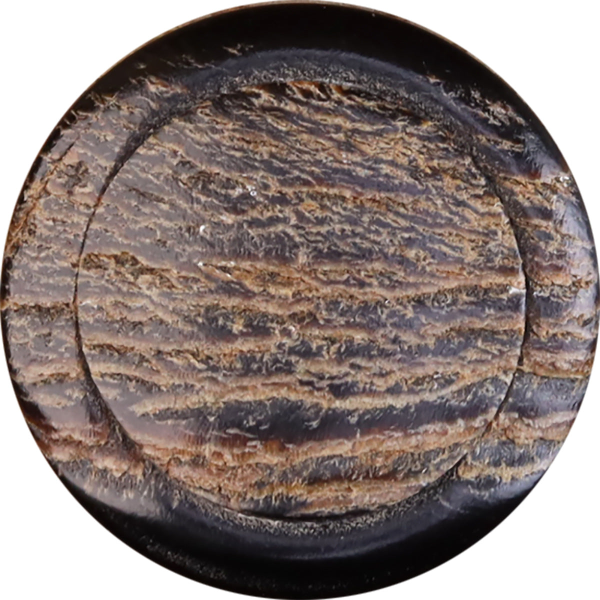 25MM Genuine Horn Imitation Bark Irregular Texture Coat Buttons 20PCS