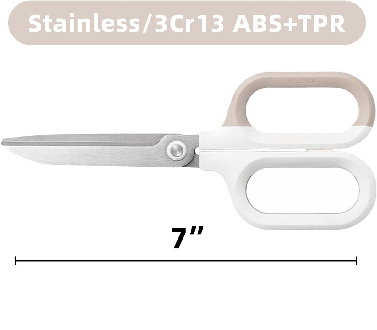 DELI NUSIGN 7 INCH Multipurpose Scissor,2 Pack