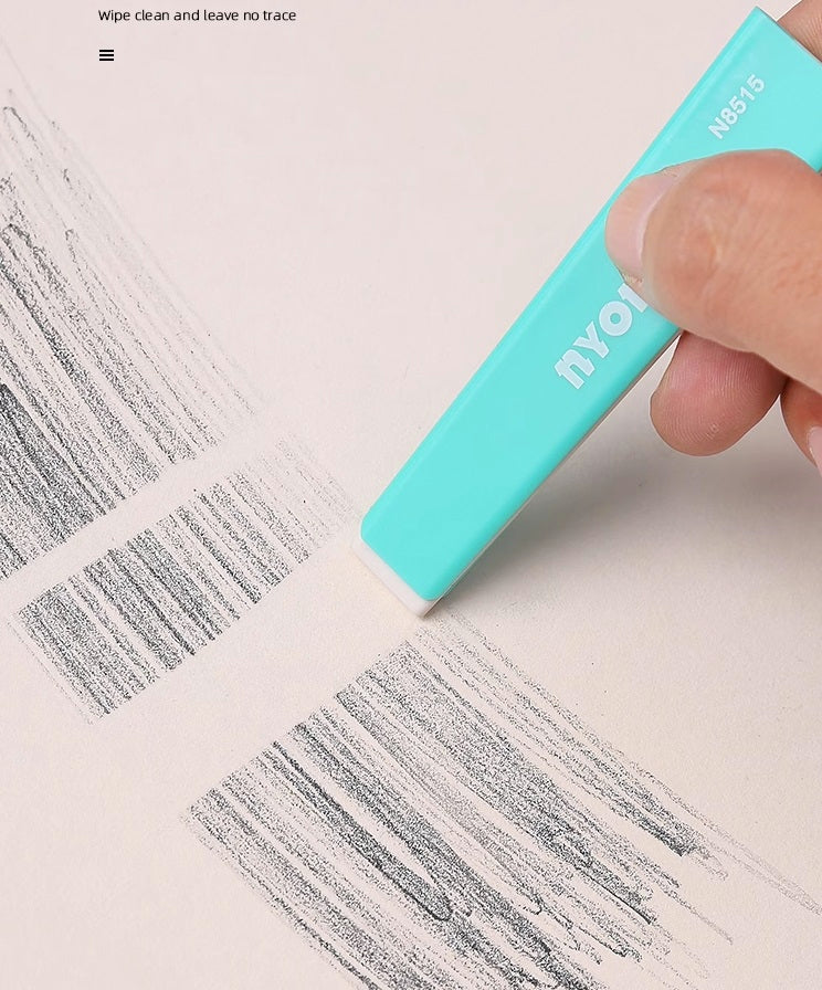 NYONI Ultra-Thin 2mm Eraser 2-Pack for Sketching,Highlighting