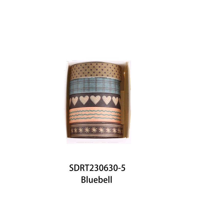 Autumn Reverie Washi Tape Set | 60 Rolls | 12 Color Palettes × 5 Rolls | 10mm × 2m