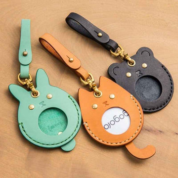 3 Pack Kawaii Faux Leather Airtag Case