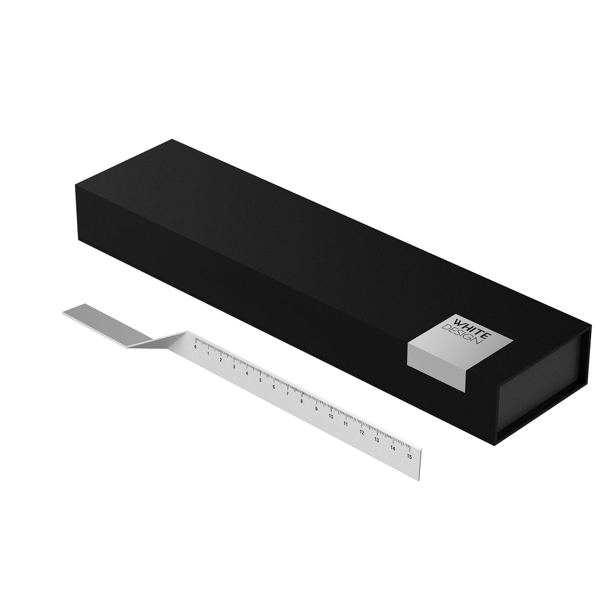 Aluminum Ruler 15cm - Premium Metal Office Stationery TWIST