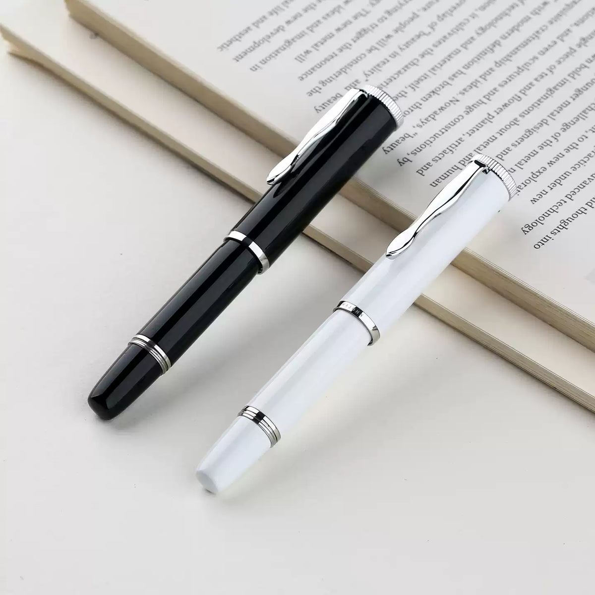 MAJOHN RS2 Short Pocket Fountain Pen — Metal Lacquer Finish, 100mm Travel Pen