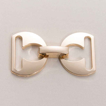 63x35mm Detachable Metal Belt Buckle Clasp for Dresses Coats 20pcs Gold