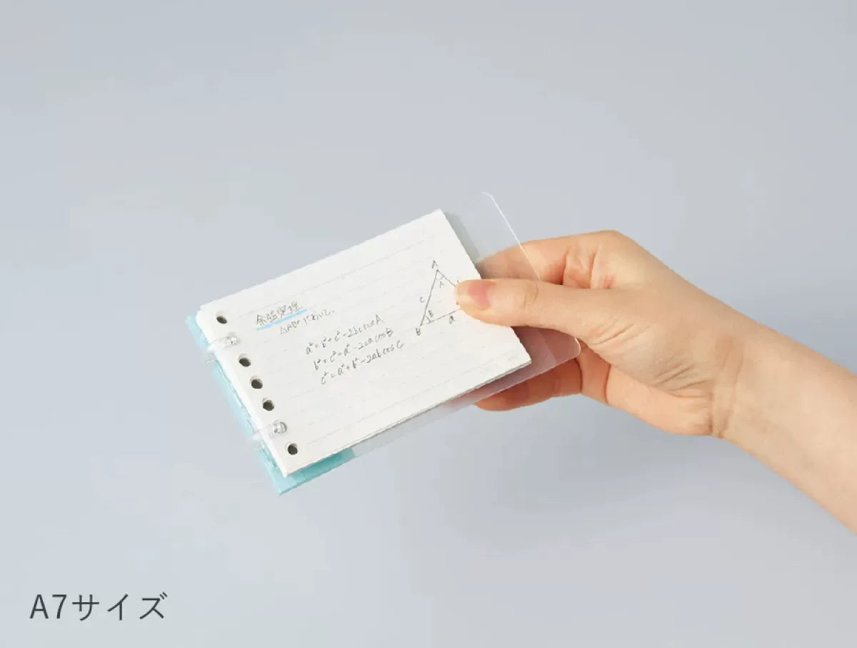 KOKUYO A7 Two-Hole Mini Loose-Leaf Notebook, 40 Pages