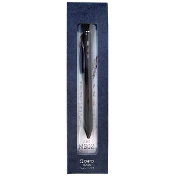 OHTO Japan MS02 3IN1 Multi Function Pen Black