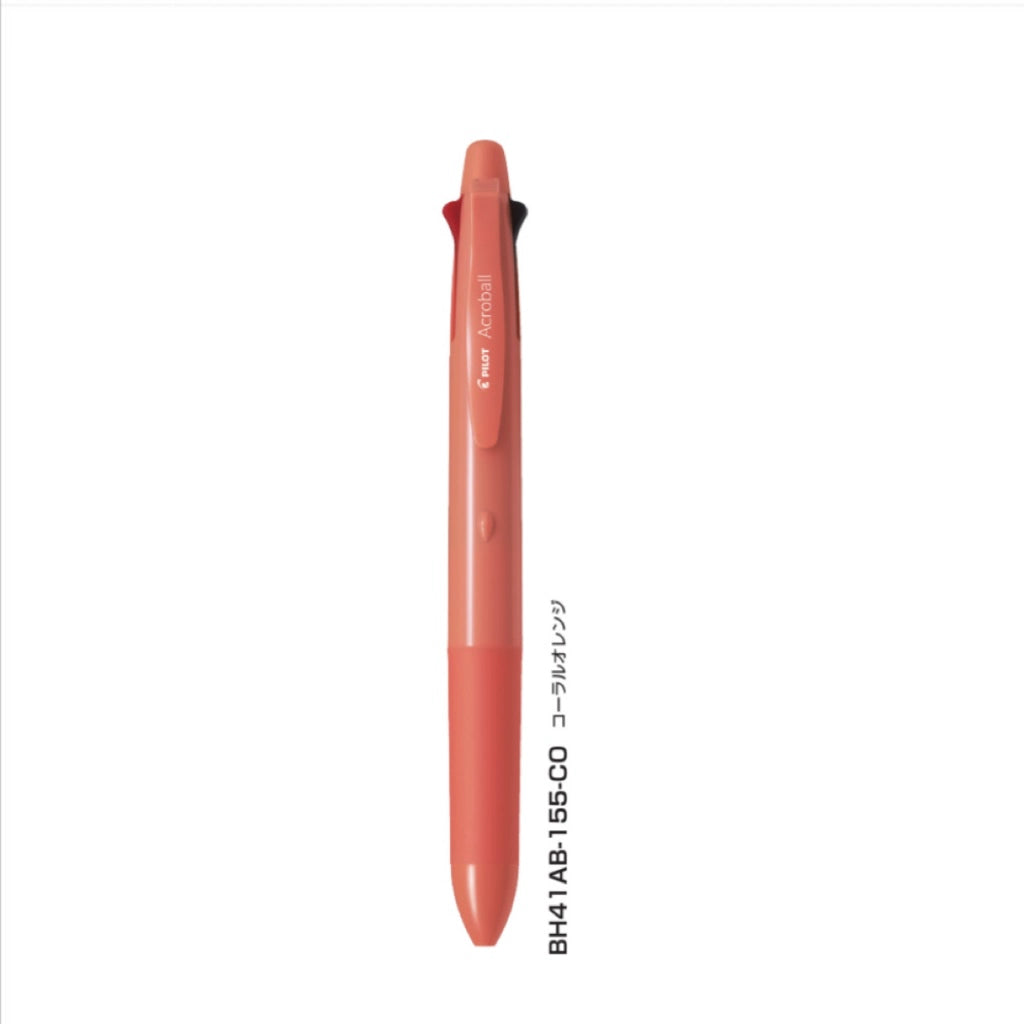 Pilot Acroball 4+1 Multifunctional Pen 0.5mm Coral Orange