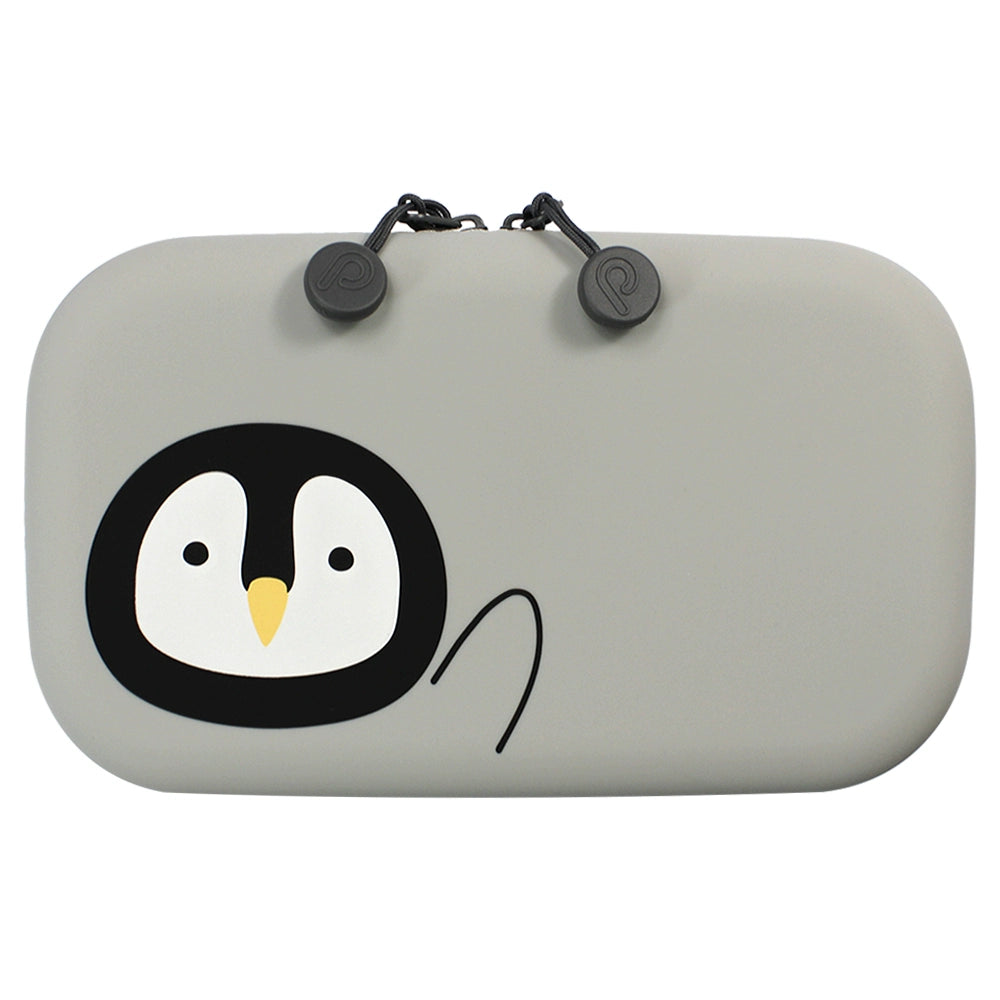 LIHITLAB PuniLabo Zipper Pen Pouch Silicone A-7716 Penguin