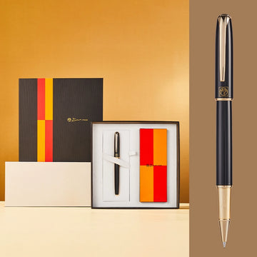 Pimio R16S Luxury Metal Ballpoint Pen Gift Set Gold Black