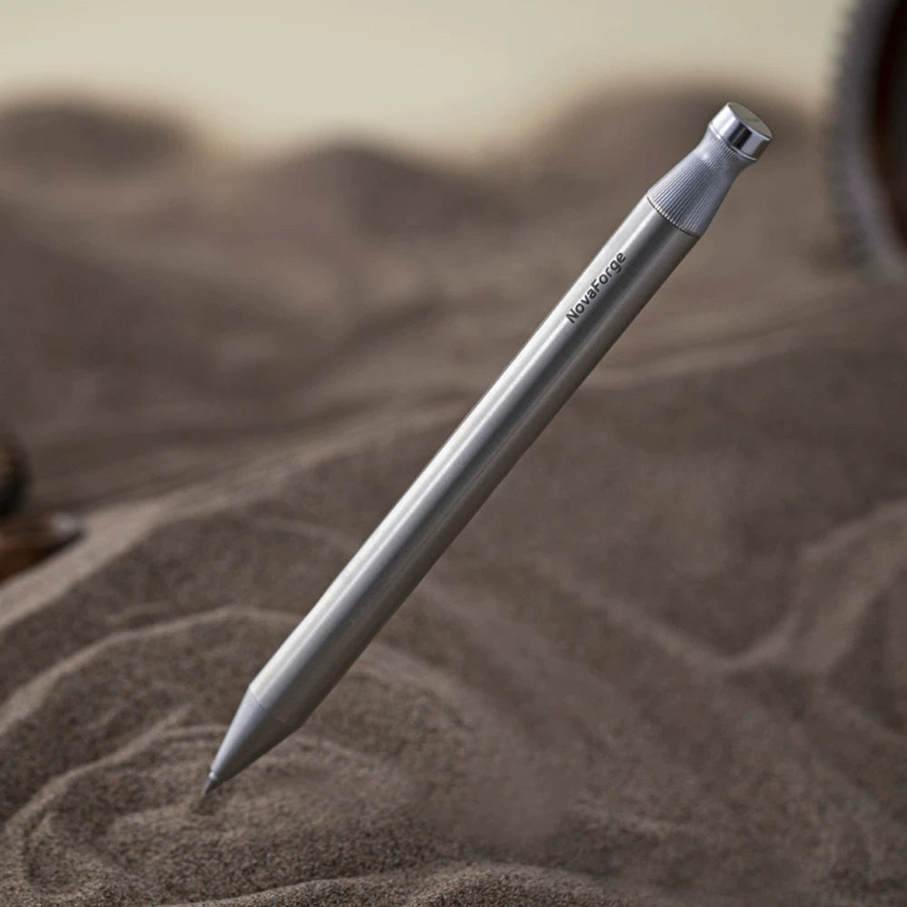 NATAMI Novaforge Luxury Metal Rollerball Pen | 0.5mm Black Ink | Premium Signature Pen