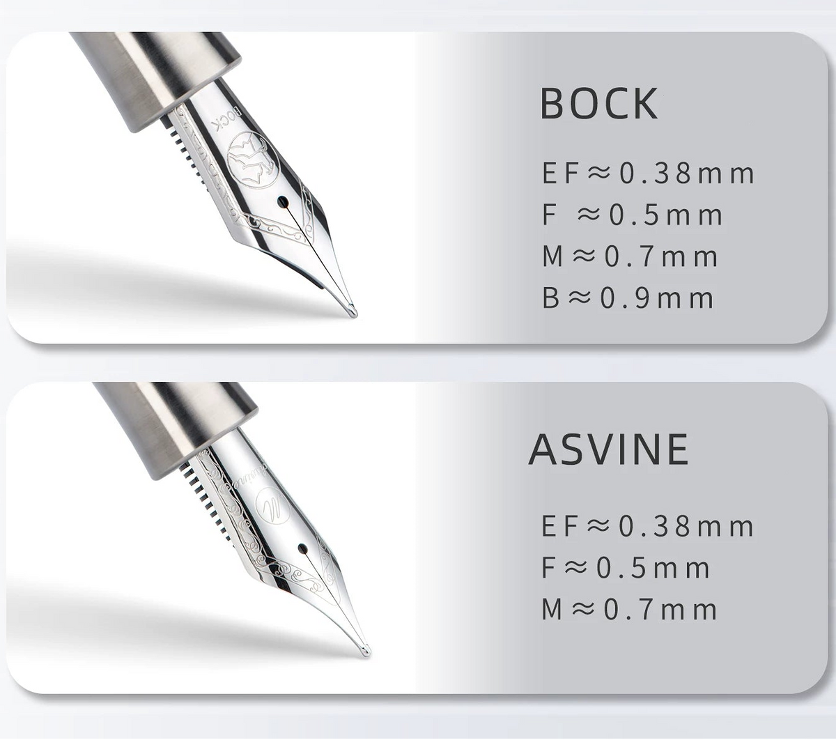 Asvine P36 Titanium Alloy Piston Filling Fountain Pen