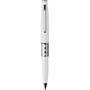 MAJOHN N102 Dual-Ended Fountain Pen & Eternal Pencil with 5 Alloy Pencil Tips White