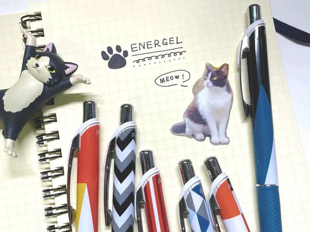 Pentel ENERGEL Limited Cat Series Pen 8 Set