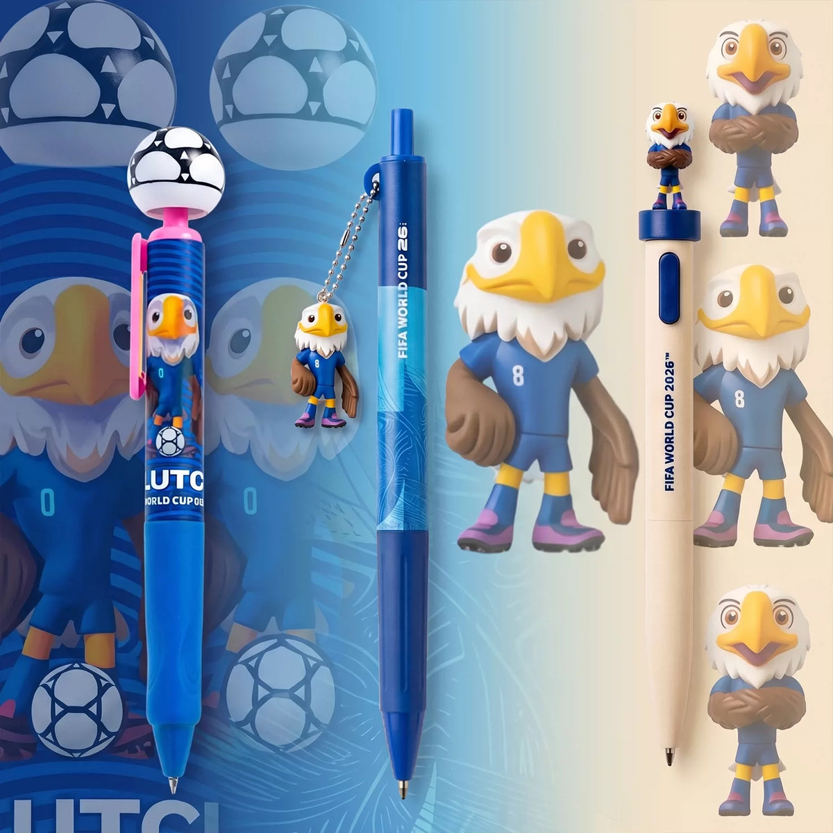 M&G 2026 FIFA World Cup Limited Edition Gel Pen 3 Pack 0.5mm Black Ink CLUTCH
