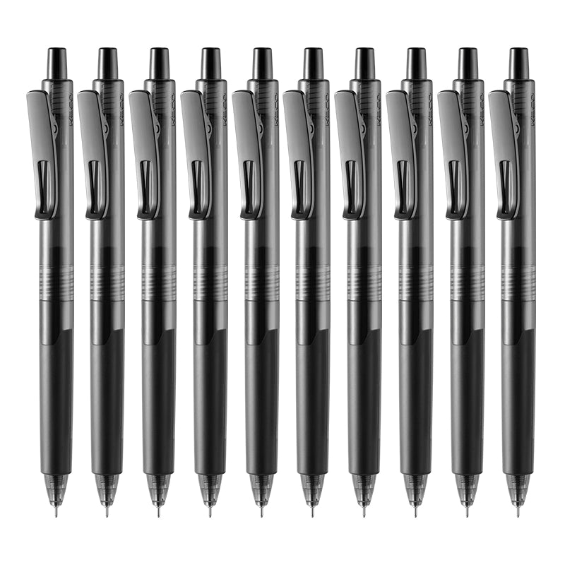 KACO K9 Transparent Gel Pen 0.5mm Black Ink 5/10Pack 10pcs