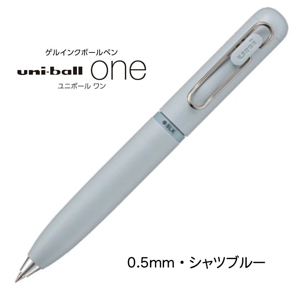 Uni Uniball One 3 Multi-Function 3-Color Gel Ink Pen 0.38mm/0.5mm Shirt Blue 0.5mm