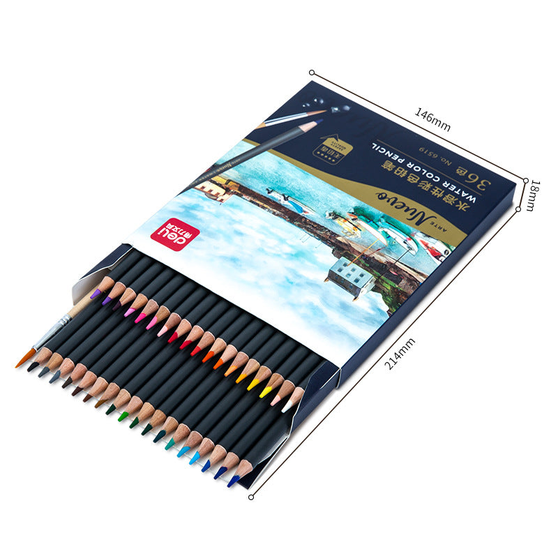 Deli Arte Nuevo Aquarellstifte, 24, 36, 48 Stück