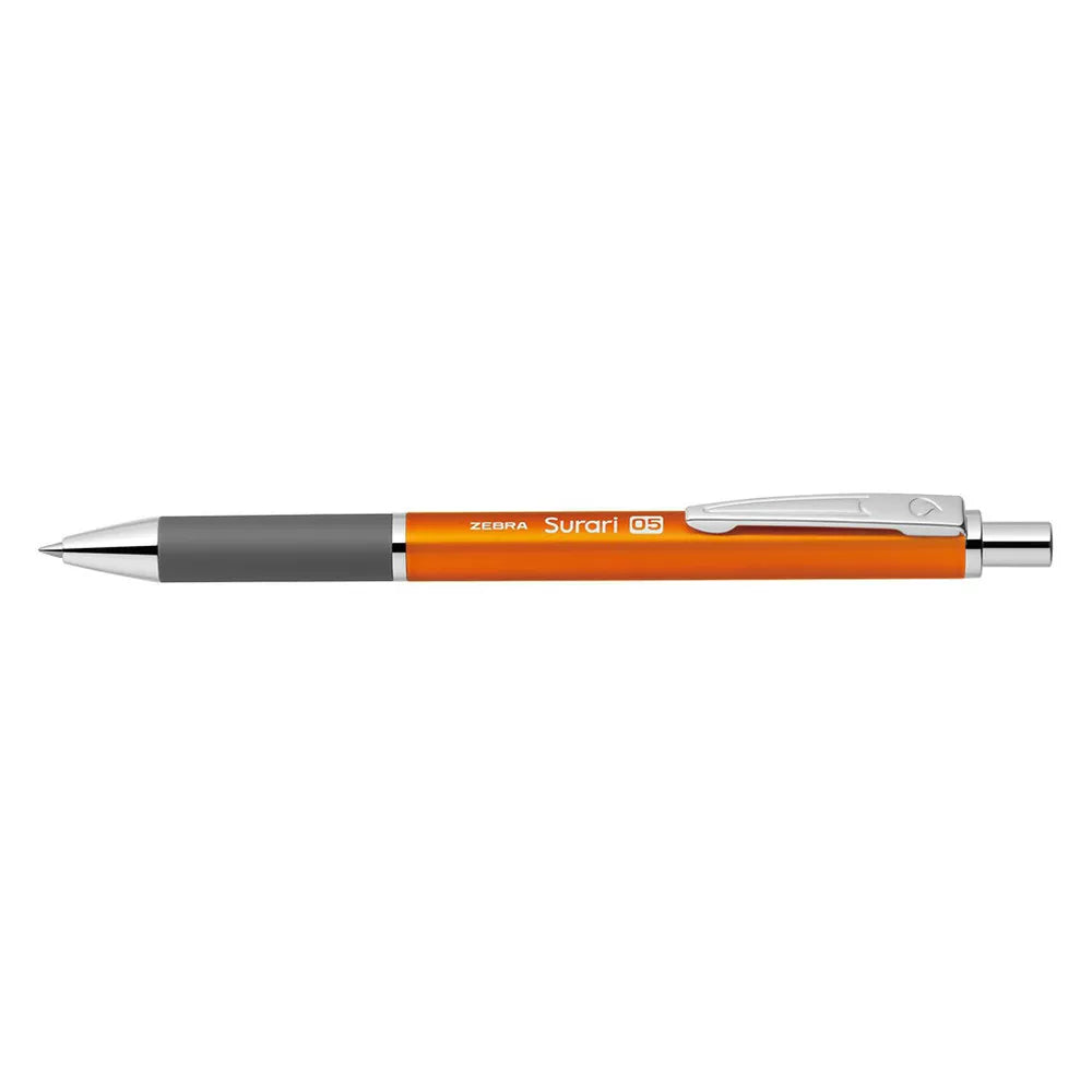 ZEBRA Surari 300 BAS38 Ballpoint Pen, 0.5mm, Black Ink Orange